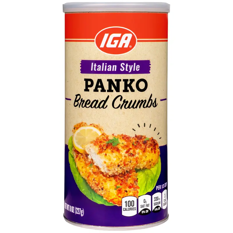 BREAD CRUMBS PANKO ITALIAN STYLE 8 OZ