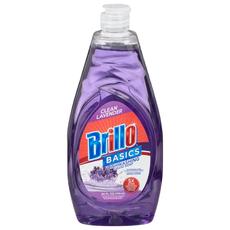 Brillo Basics Clean Lavender Dishwashing Liquid Soap 24 fl oz