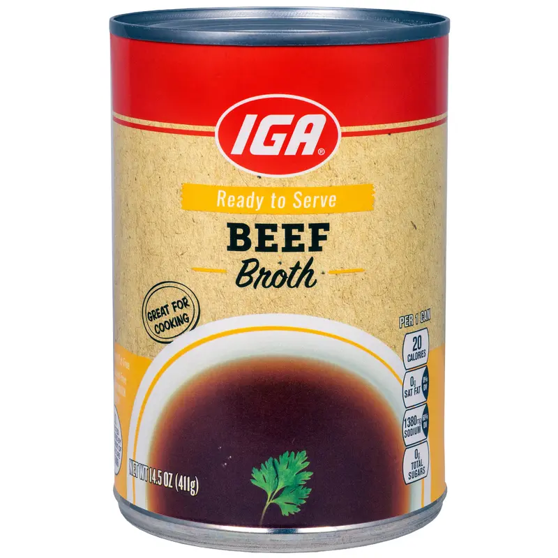 BROTH BEEF SOUP CAN 14.5 OZ