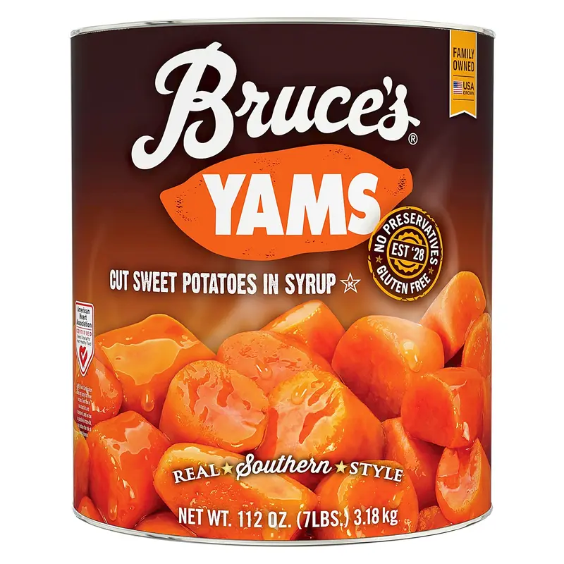 Bruce's Sweet Potatoes in Syrup Yams 112 oz