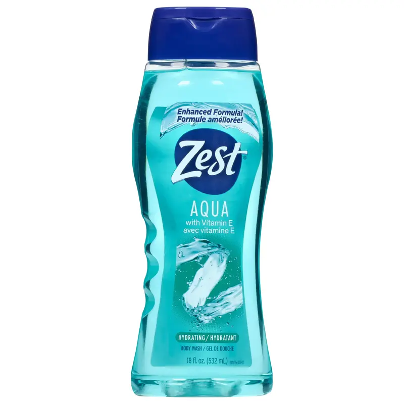 Zest Hydrating Aqua with Vitamin E Body Wash 18 fl oz
