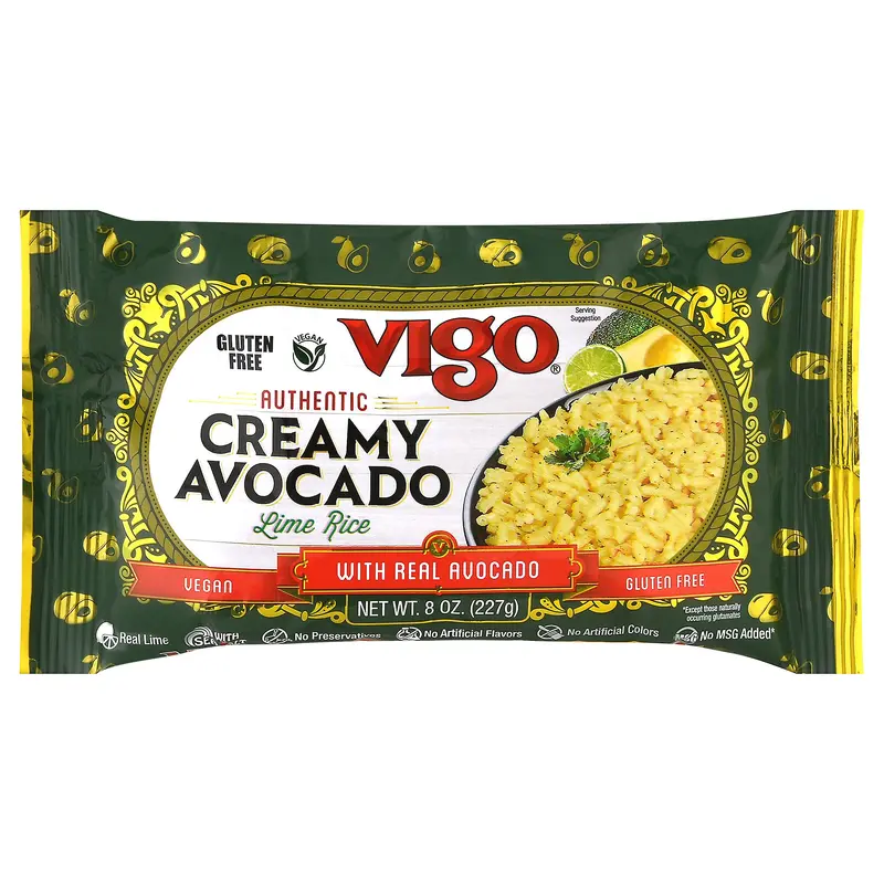 Vigo Authentic Creamy Avocado Lime Rice 8 oz