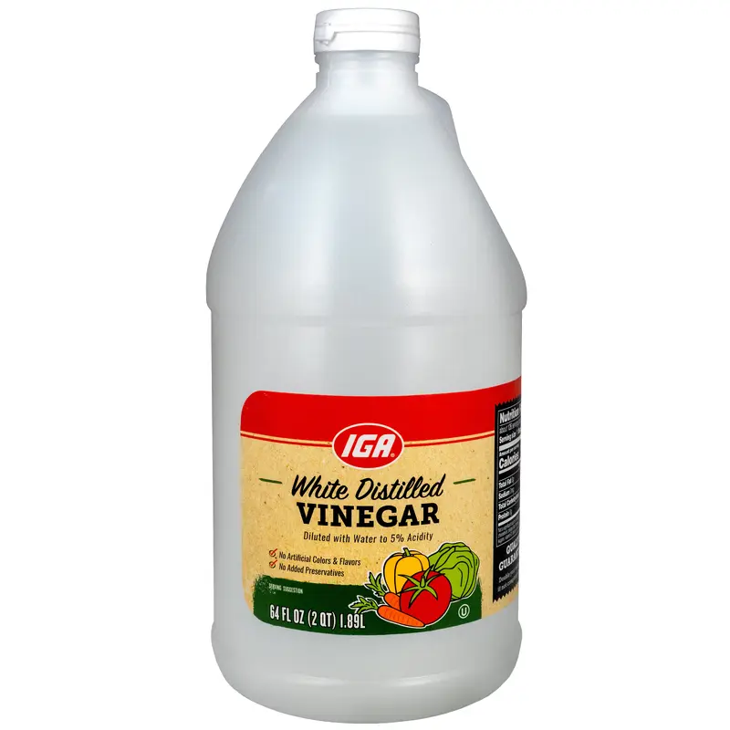 VINEGAR WHITE DISTILLED 5 PERCENT 64 OZ
