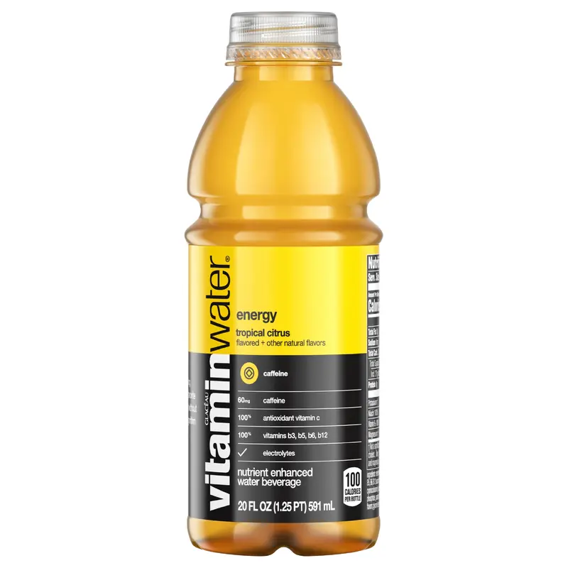 vitaminwater energy, tropical citrus Bottle, 20 fl oz
