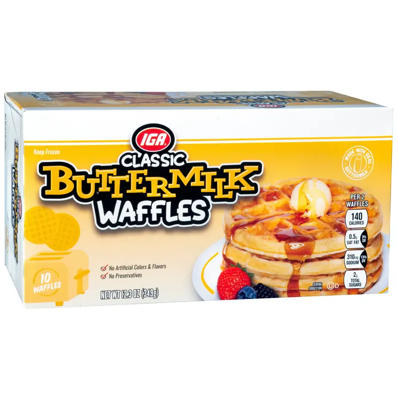 WAFFLES BUTTERMILK 10 CT 12.3 OZ