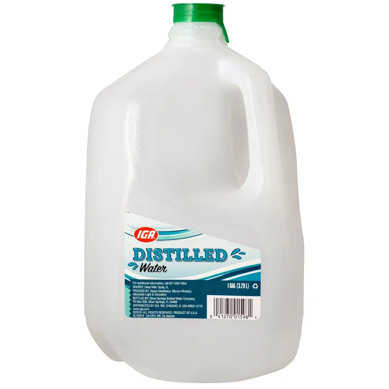 WATER DISTILLED JUG 1 GAL