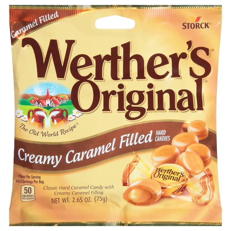Werther's Original Creamy Caramel Filled Hard Candies 2.65 oz