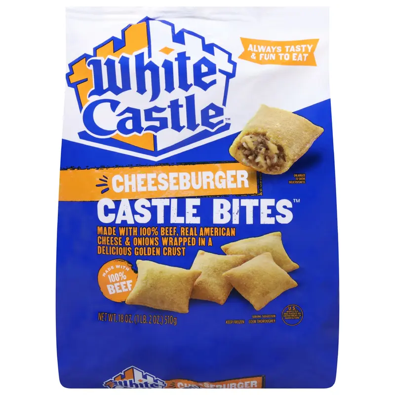 White Castle Cheeseburger Castle Bites 18 oz