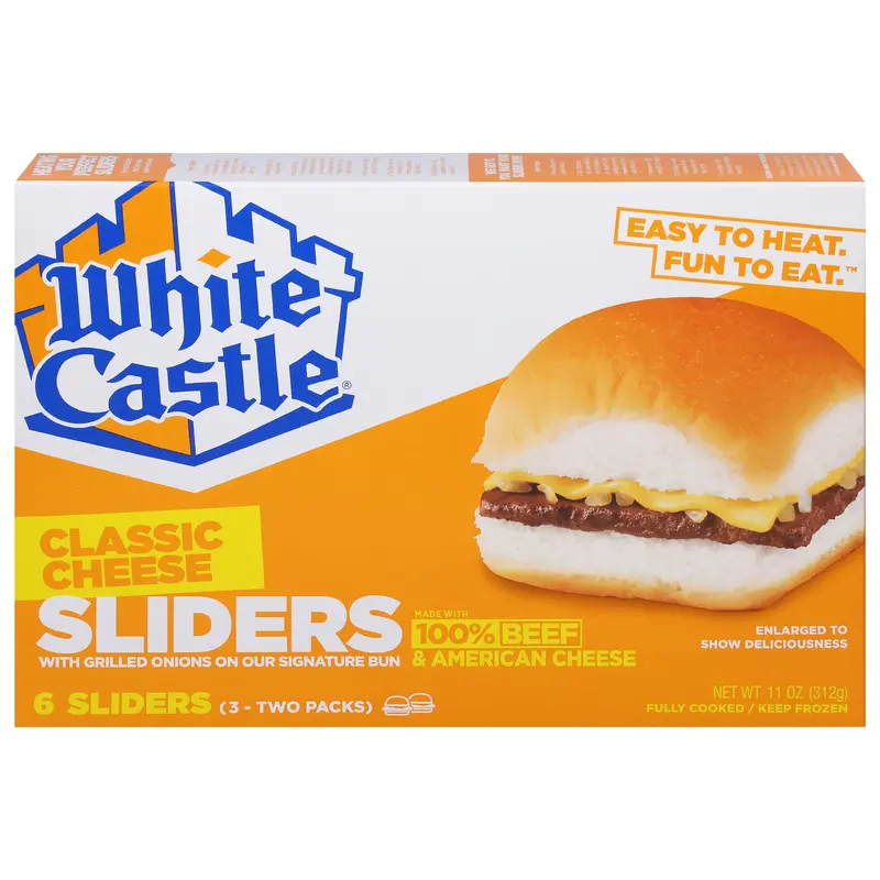 White Castle Classic Cheese Sliders 3 - 2 Packs