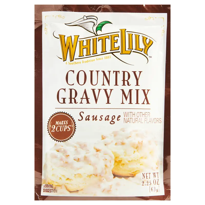 White Lily Sausage Country Gravy Mix, 2.25 oz