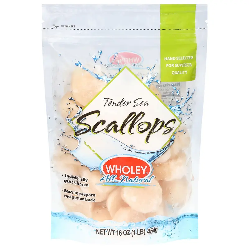 Wholey Tender Sea Scallops 16 oz