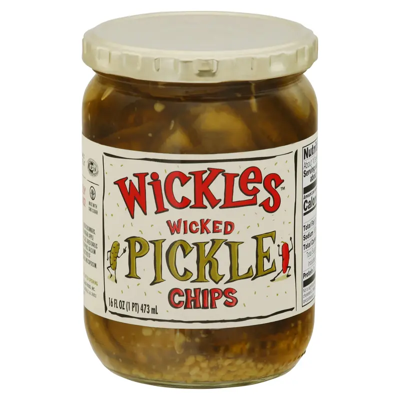 Wickles Wicked Pickle Chips 16 fl oz