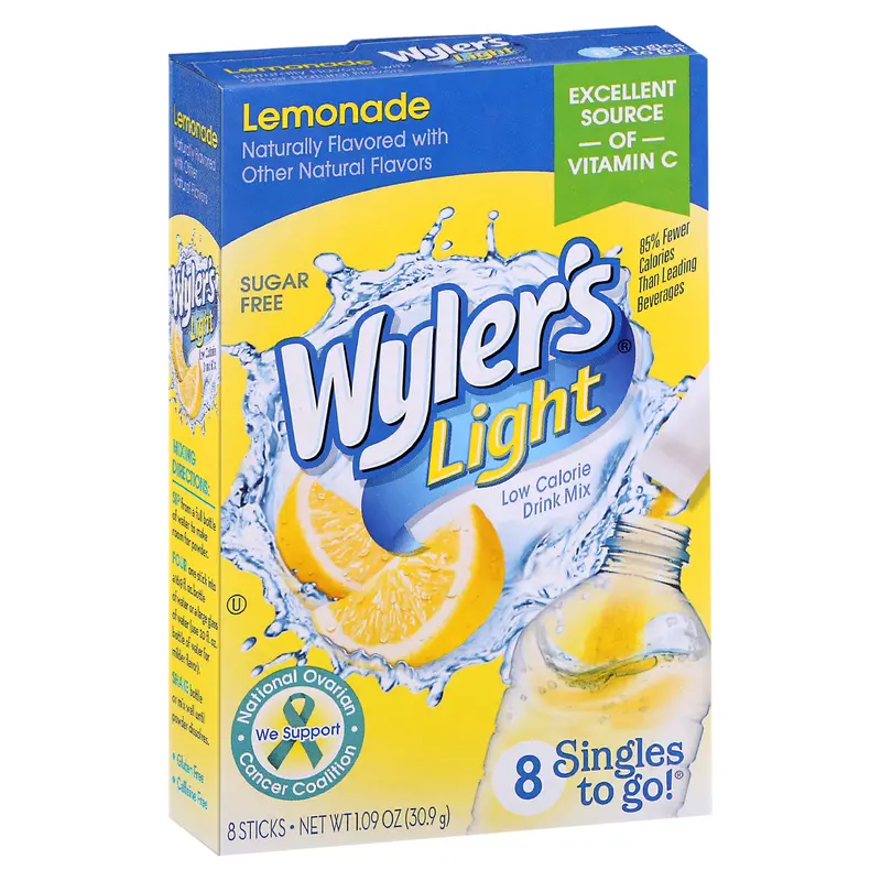 Wyler's Light Singles to Go Lemonade Drink Mix 8 ea
