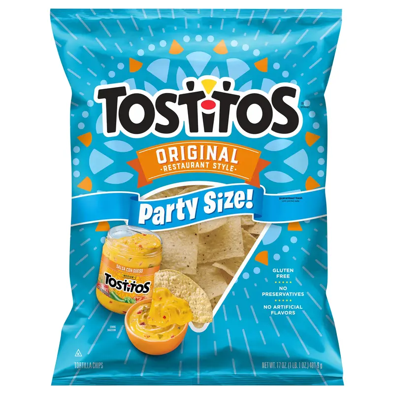Tostitos Tortilla Chips Restaurant Style Original 17 Oz