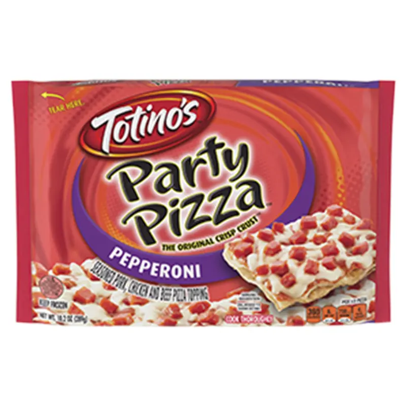 Totino's Party Pizza, Pepperoni Flavored, Frozen Snacks, 1 ct