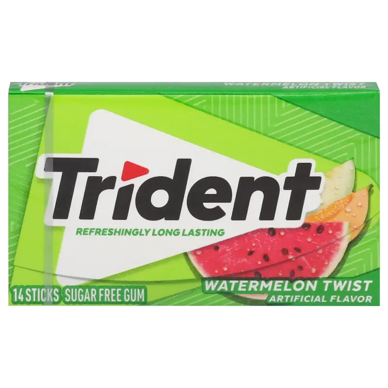 Trident Sugar Free Watermelon Twist Gum 14 ea