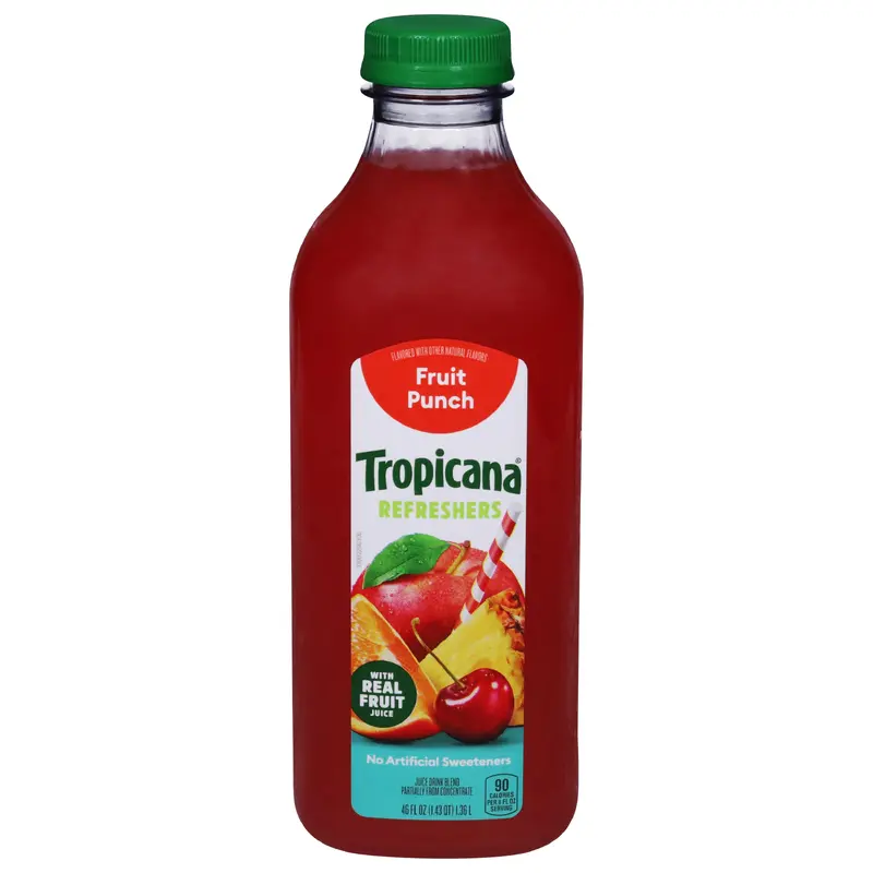 Tropicana Refreshers Fruit Punch Juice Drink Blend 46 fl oz