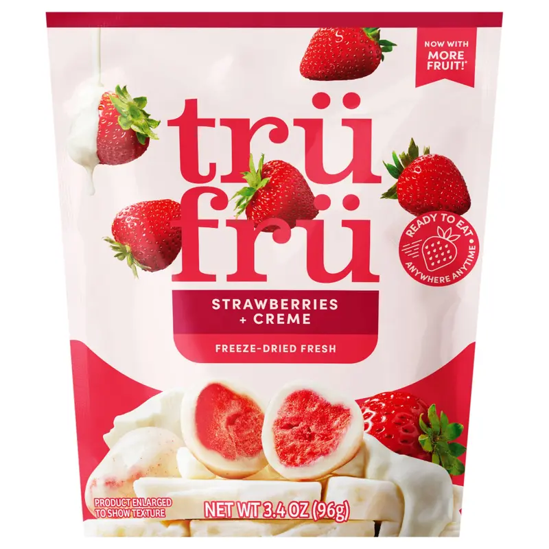 Tru Fru Freeze Dried Strawberries & Crme, 3.4 oz