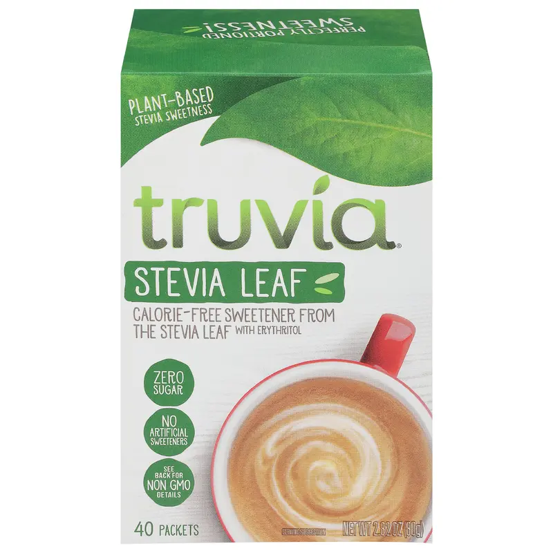 Truvia Stevia Leaf Calorie-Free Sweetener 40 ea