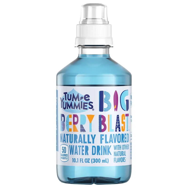 Tum-E Yummies Big Berry Blast, Naturally Fruit Flavored Water Drink, 10.1 fl oz