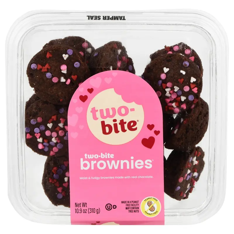 Two-Bite Brownies 10.9 oz - Valentine