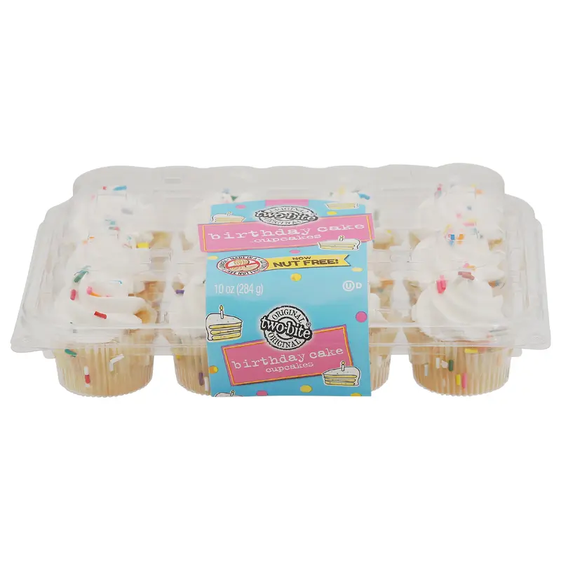 Two-Bite Original Birthday Cake Cupcakes 10 oz