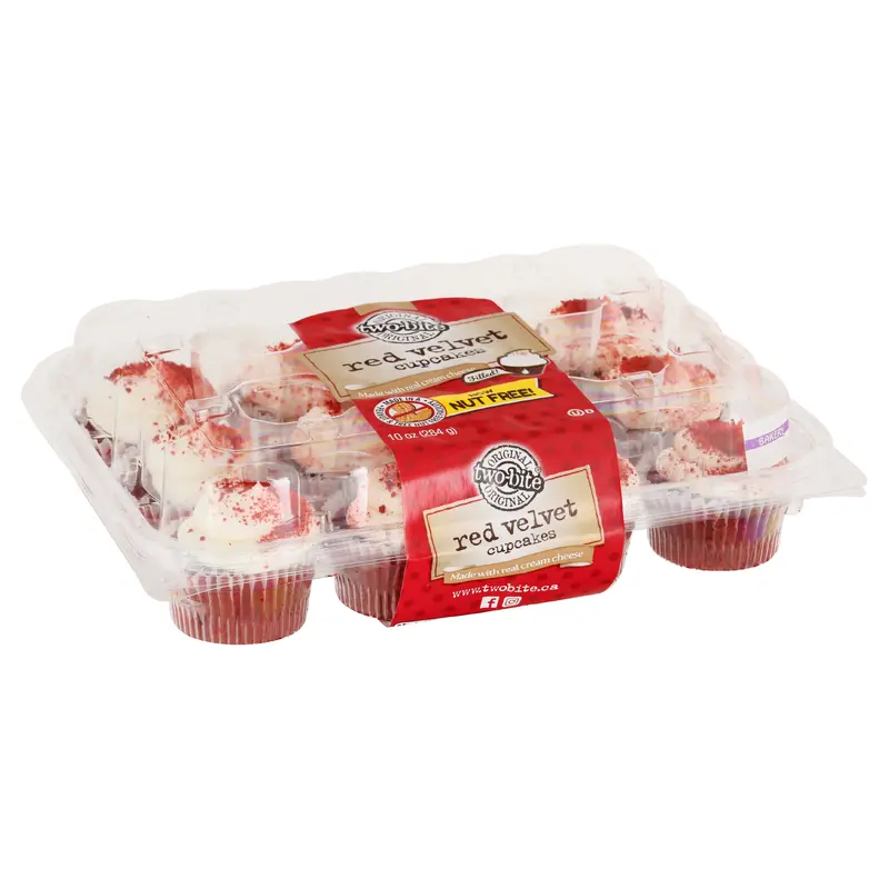 Two-Bite Red Velvet Cupcakes 10 oz