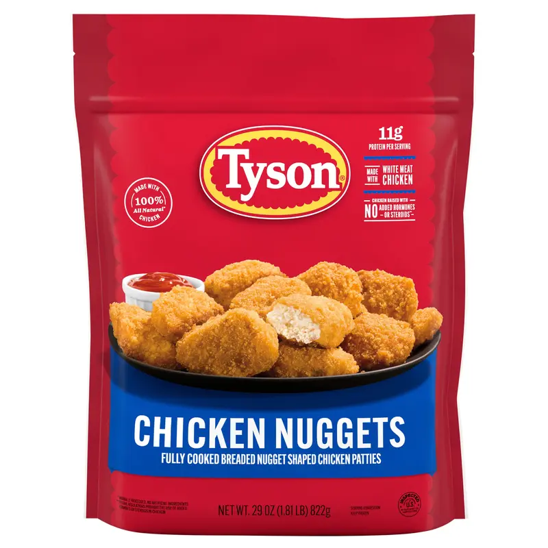 Tyson Fully Cooked Chicken Nuggets, 29 oz. (Frozen)