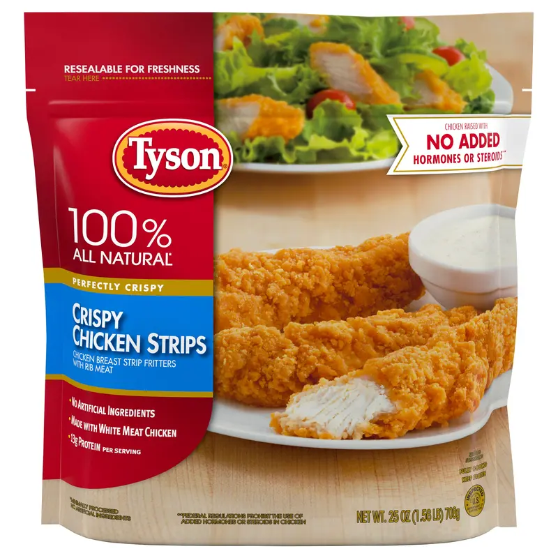Tyson Fully Cooked Crispy Chicken Strips, 25 oz. (Frozen)