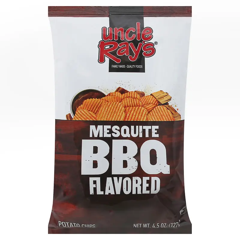 Uncle Ray's Mesquite BBQ Flavored Potato Chips 4.5 oz