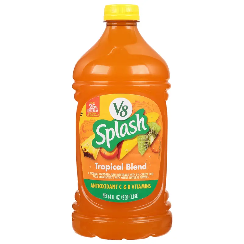 V8 Splash Tropical Blend Juice Beverage 64 fl oz