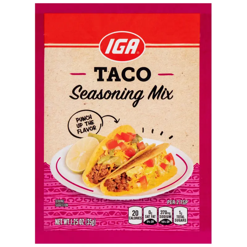 TACO SEASONING MIX 1.25 OZ