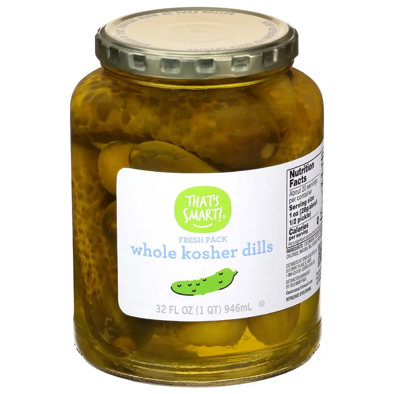 That's Smart! Fresh Pack Whole Kosher Dill Spears Pickles 32 oz