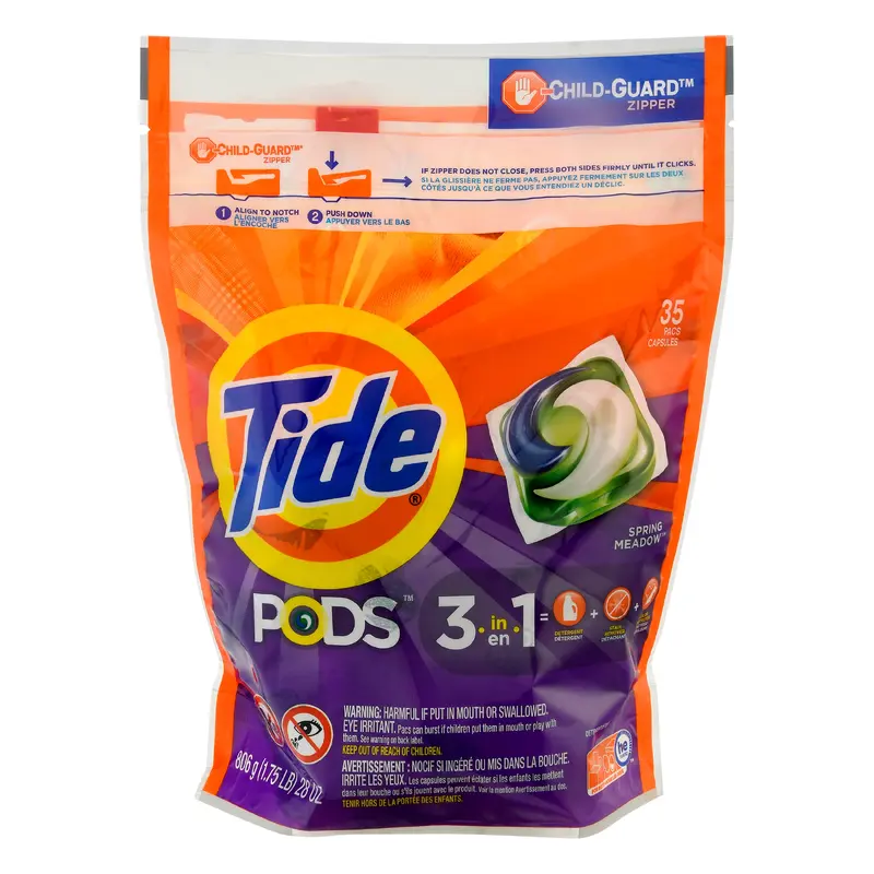 Tide Pods 3 in 1 Spring Meadow Detergent 35 ea