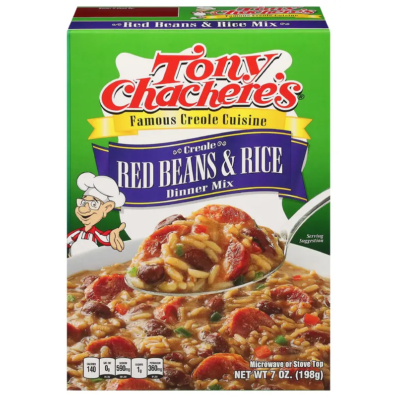 Tony Chachere's Creole Red Beans & Rice Dinner Mix 7 oz