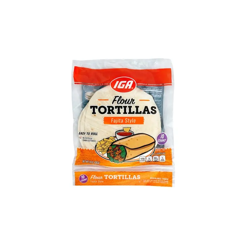 TORTILLAS FLOUR FAJITA STYLE 10 CT 10 OZ