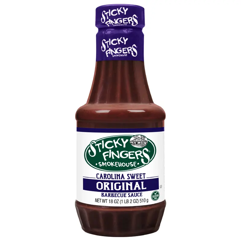 Sticky Fingers Smokehouse Carolina Sweet Original Barbecue Sauce 18 oz
