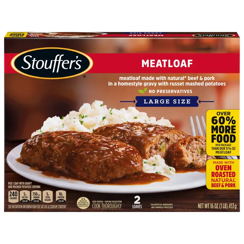 Stouffer's Classic Meatloaf Frozen Meal, 16 Ounce 16 oz.