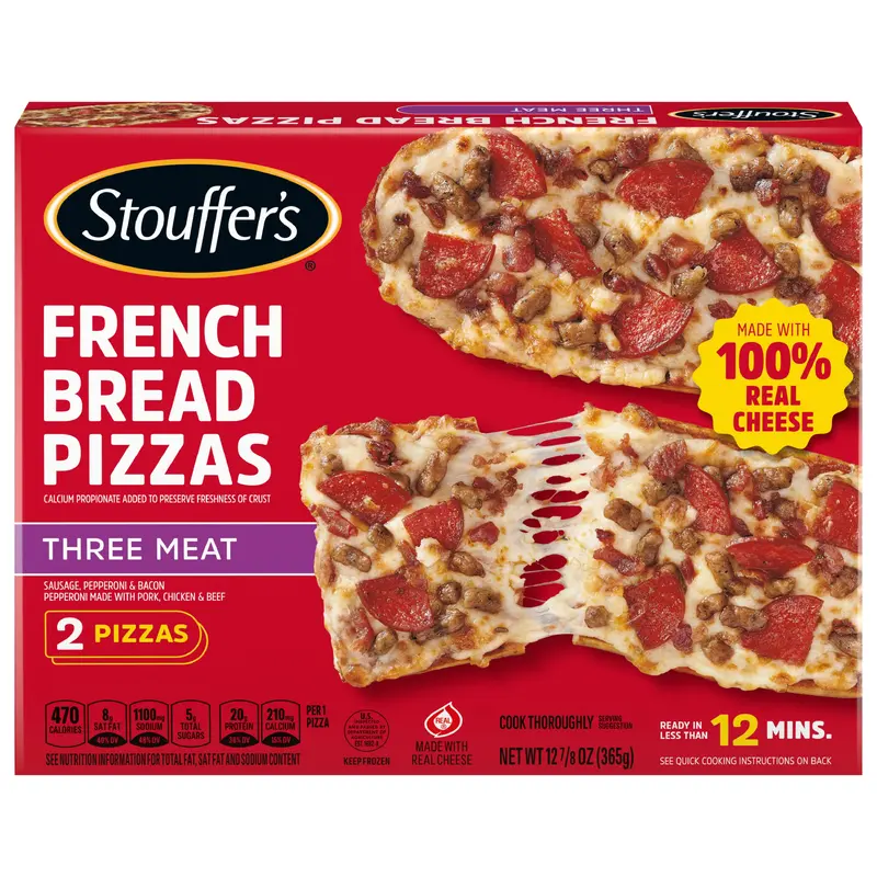 Stouffer's Three Meat French Bread Pizzas 2 ea