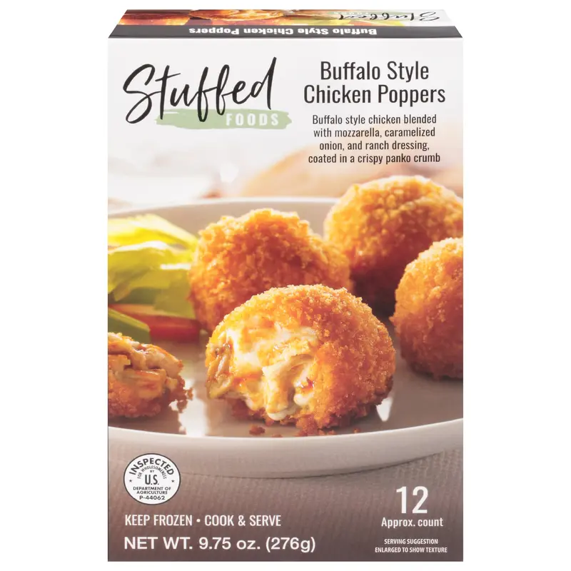 Stuffed Foods Buffalo Style Chicken Poppers 9.75 oz