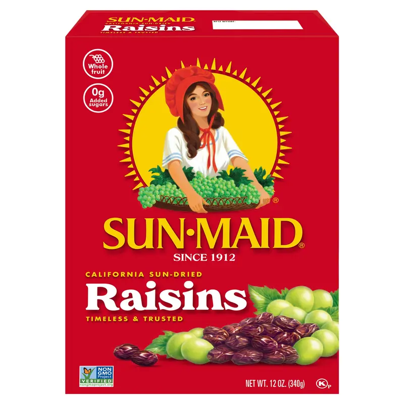 Sun-Maid California Sun-Dried Raisins 12oz Bag in a Box