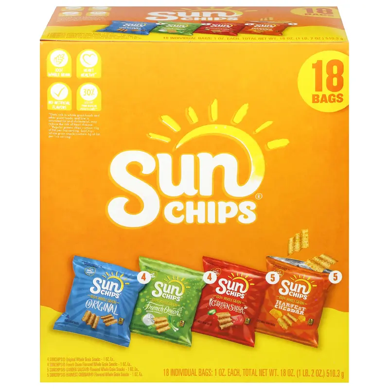 SunChips Assorted Whole Grain Snacks 18 - 1 oz Bags