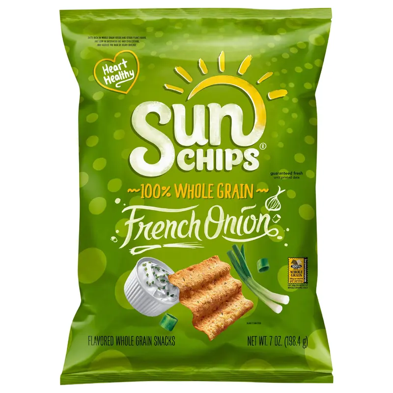 SunChips Flavored Whole Grain Snacks French Onion 7 Oz
