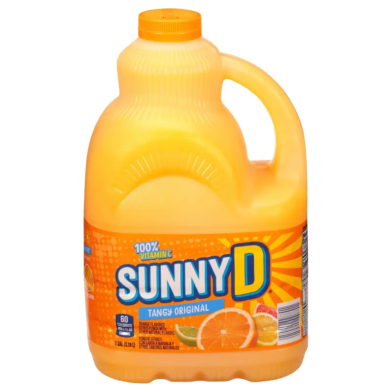 Sunnyd Tangy Original Orange Juice Drink, 1 Gallon Bottle
