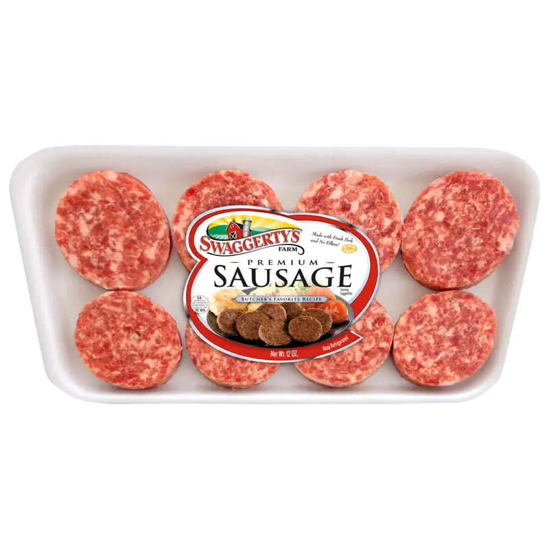 Swaggerty's Farm Premium Butcher's Favorite Recipe Sausage Patties 12 oz