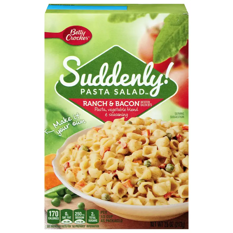 Betty Crocker Suddenly! Ranch & Bacon Pasta Salad 7.5 oz