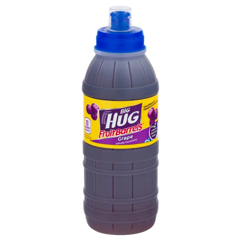 Big Hug Fruit Barrels Grape Fruit Drink 16 oz
