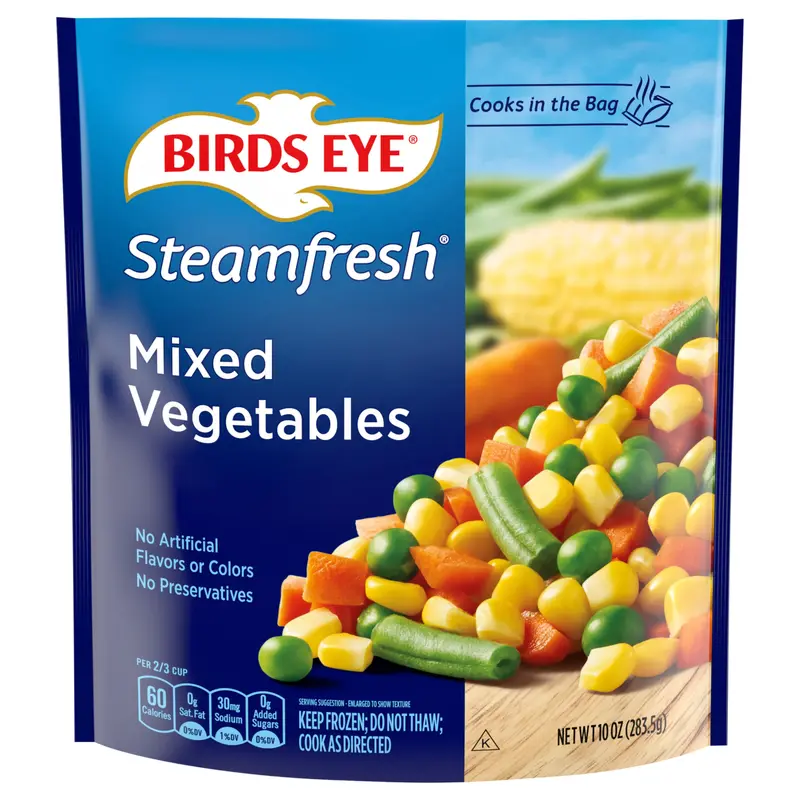 Birds Eye Steamfresh Mixed Vegetables, Frozen Vegetables, 10 OZ