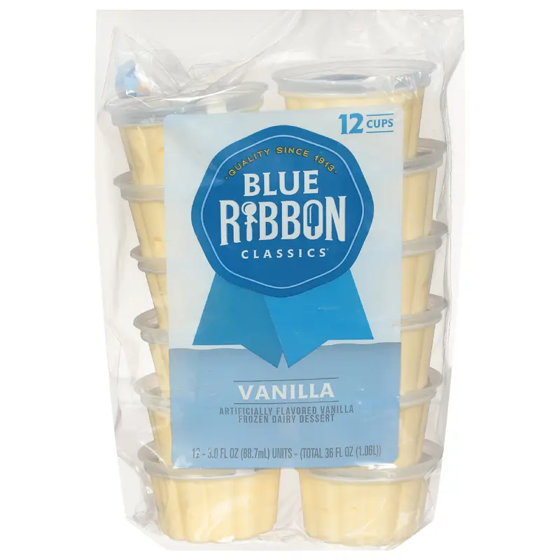 Blue Ribbon Classics Vanilla Frozen Dessert Cups