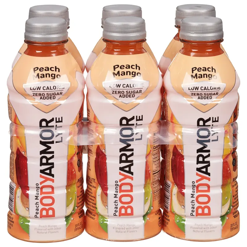 BodyArmor Lyte Peach Mango Sports Drink 6 - 20 fl oz Bottles